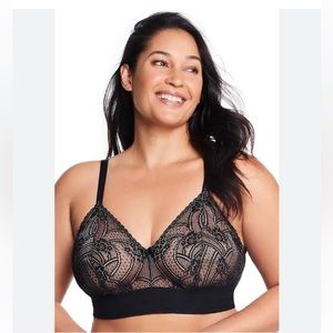 Elegant Black Lace Bralette